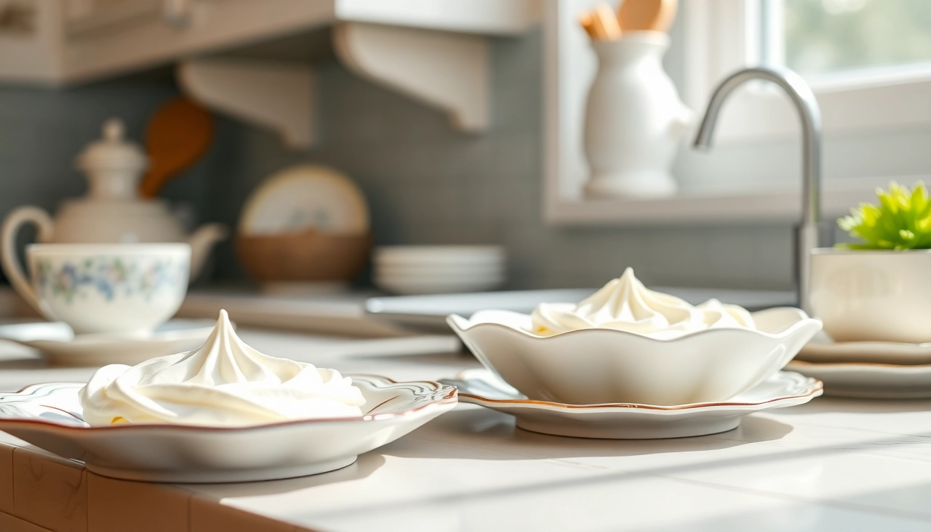 Using a cream charger to create whipped cream in a well-lit kitchen setting.