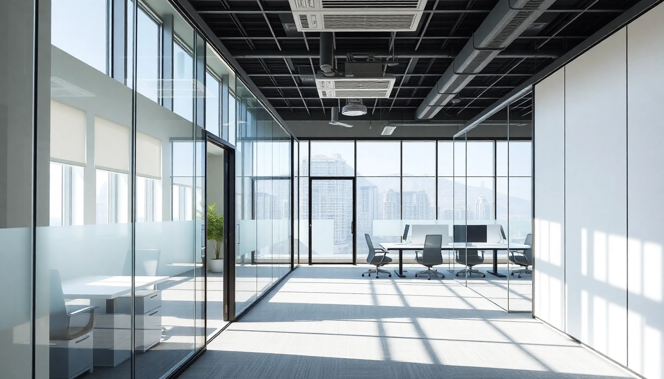 Enhancing Your Workspace with Movable Glass Partitions for Flexibility and Style