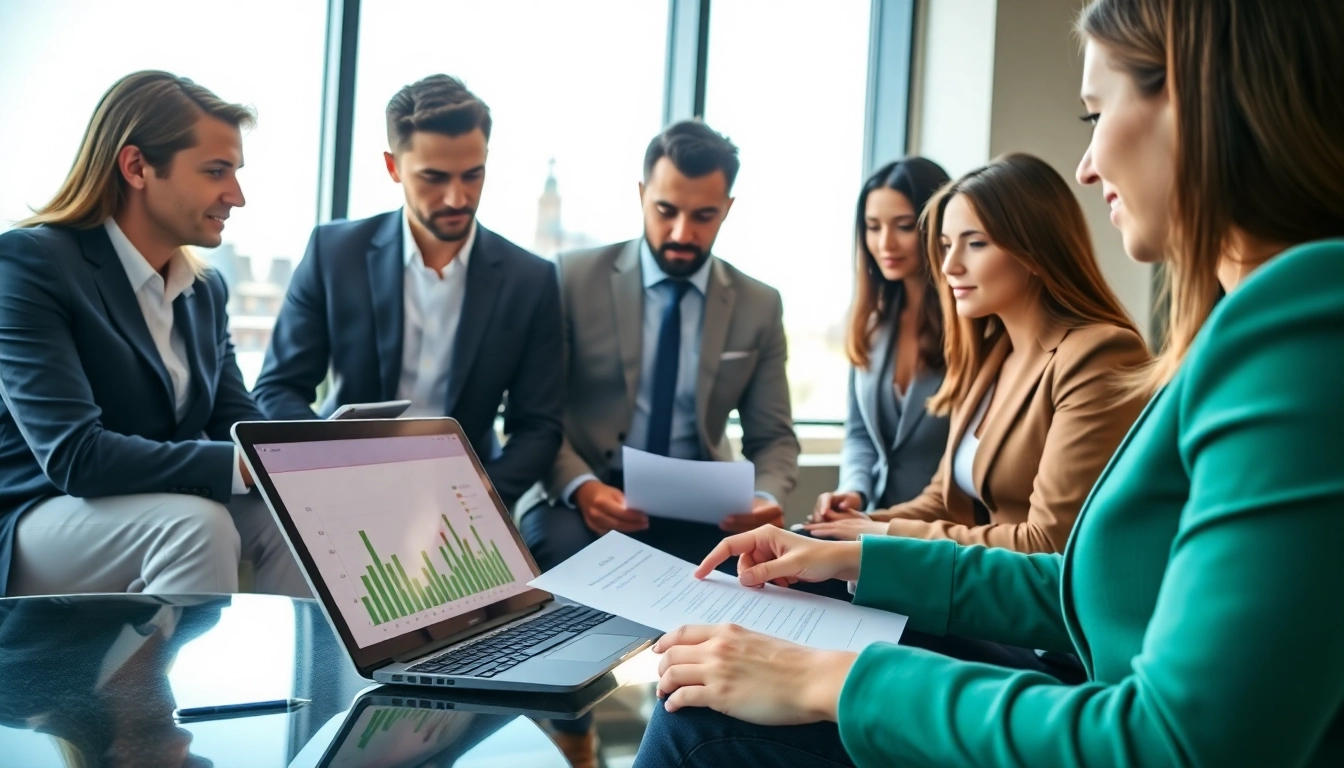Créer une holding Luxembourg soparfi avec des experts financiers dans un bureau moderne.