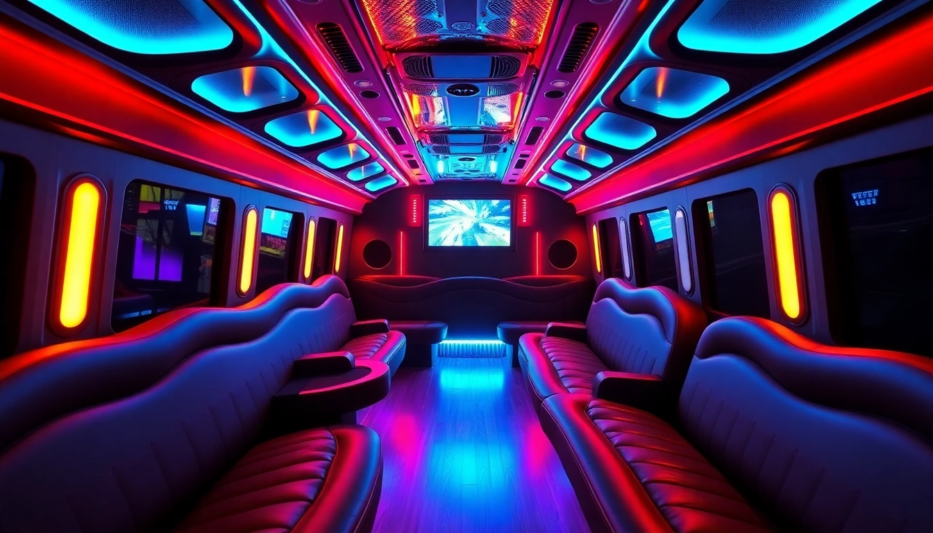 Reserve an Atlanta party bus for unforgettable celebrations with spacious seating and vibrant décor.