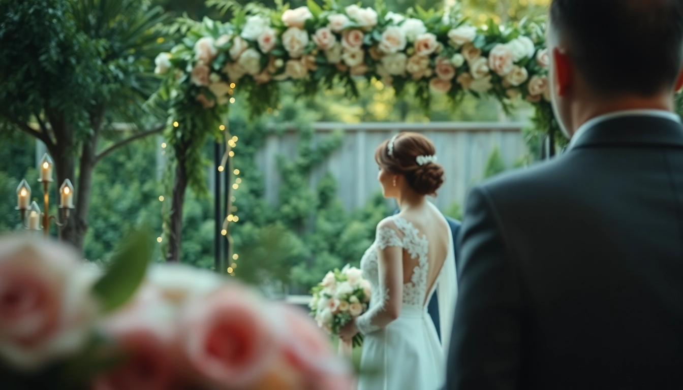 Capturing moments as an Edmonton videographer at a wedding ceremony filled with love and elegance.