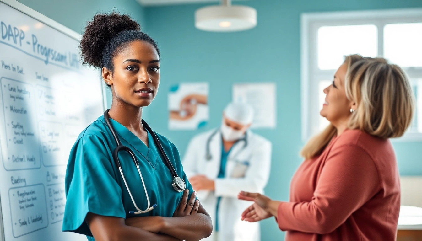 Nurse consulting on the VDAP Program in Alabama highlighting support and rehabilitation options.