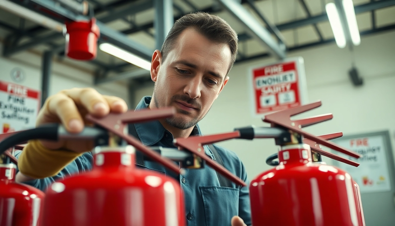 Ensure compliance with expert fire extinguisher servicing Cannock by a qualified technician in a safe environment.