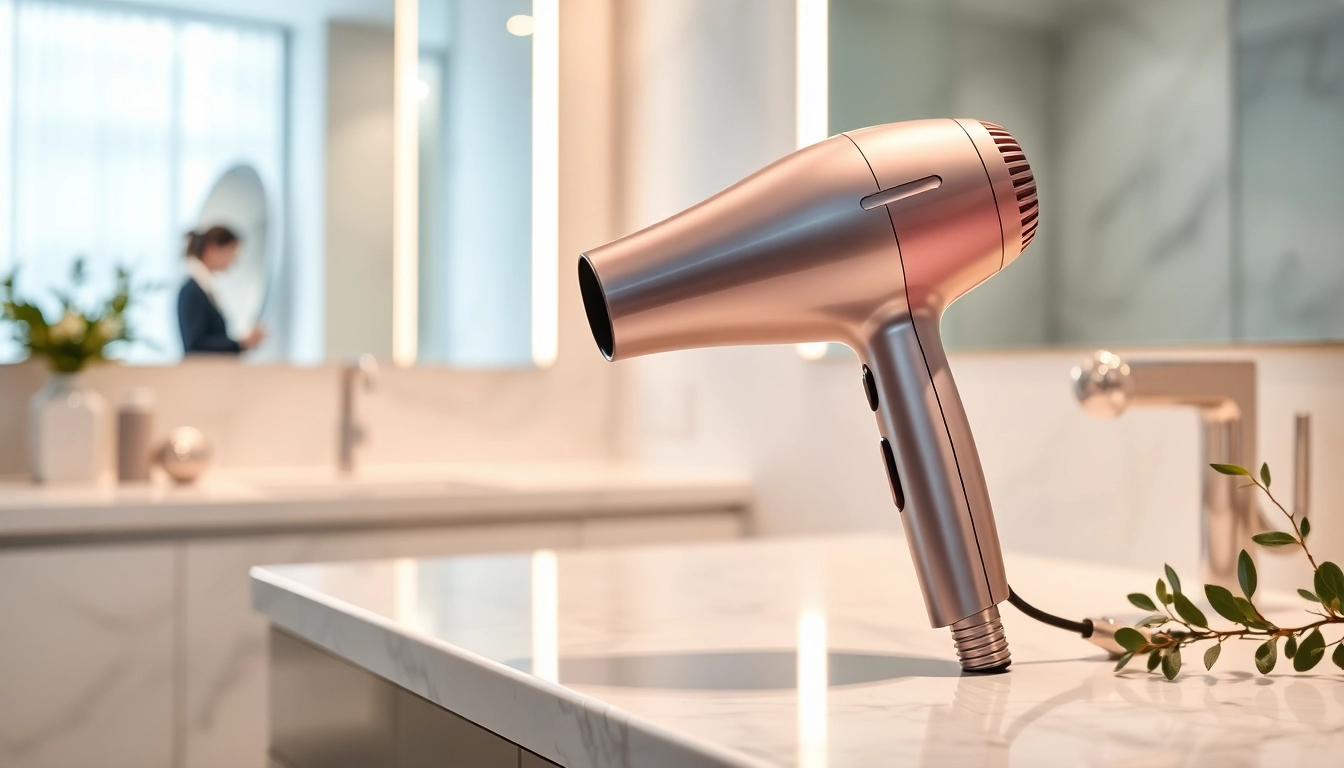 Elevate your routine with the high-performance luxury hair dryer, designed for effortless styling.